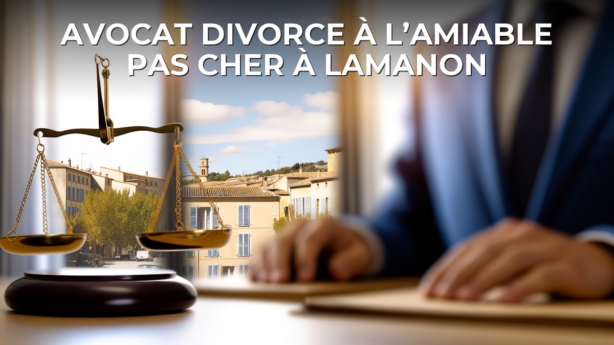 Avocat divorce à l’amiable pas cher à Lamanon