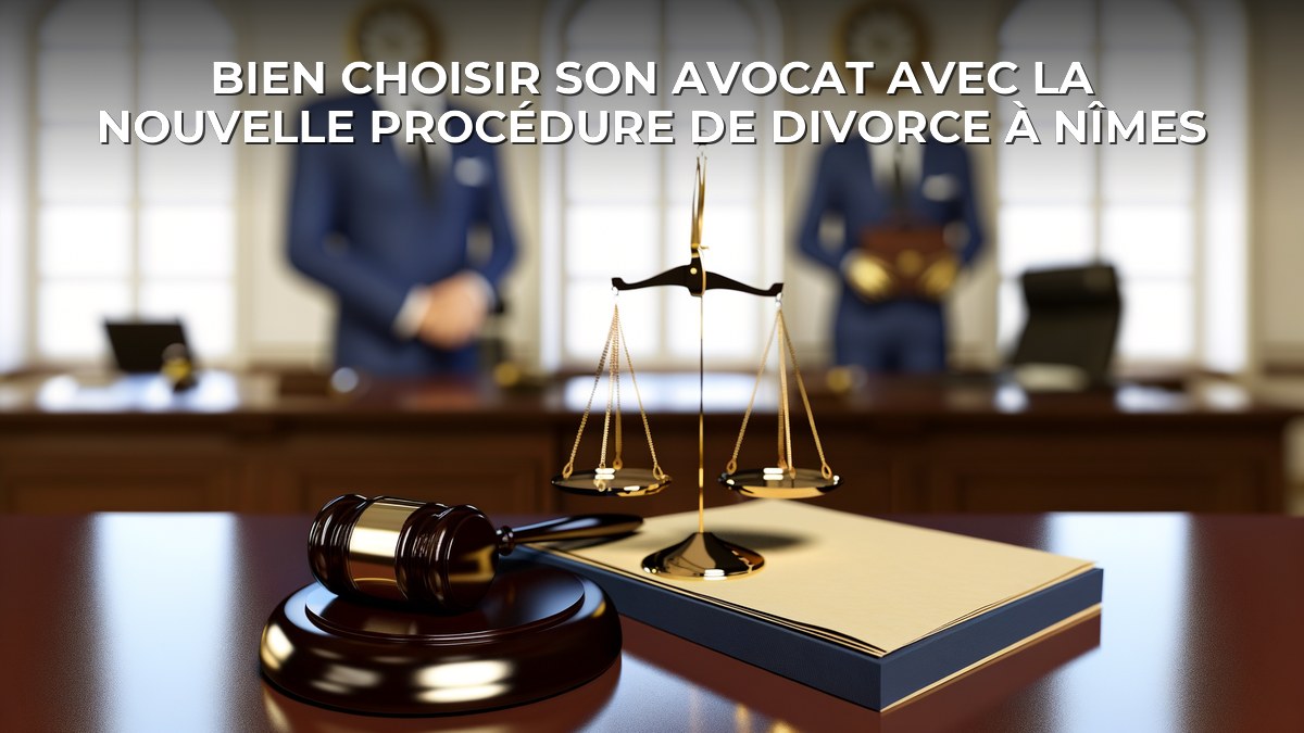 Bien choisir son avocat avec la nouvelle procédure de divorce à Nîmes