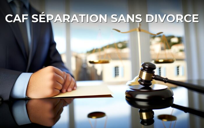 CAF séparation sans divorce