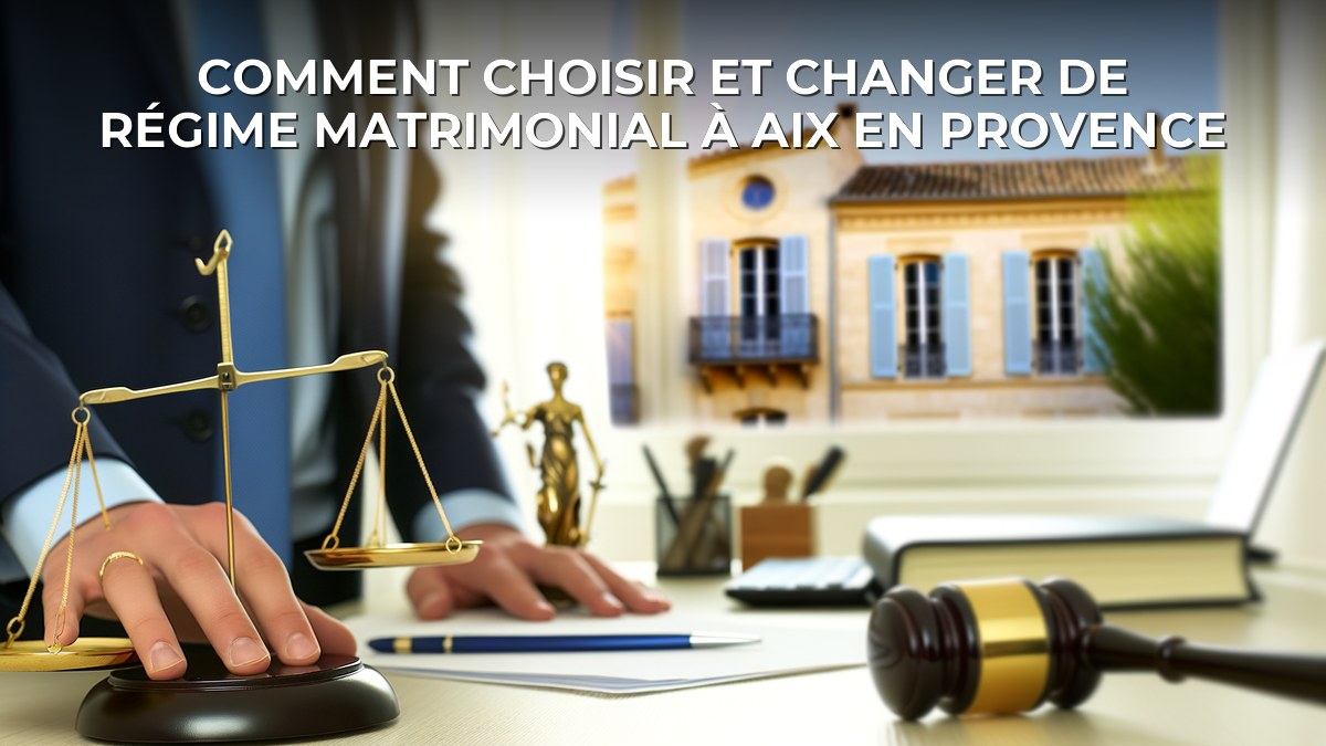 Comment choisir et changer de régime matrimonial à Aix en Provence