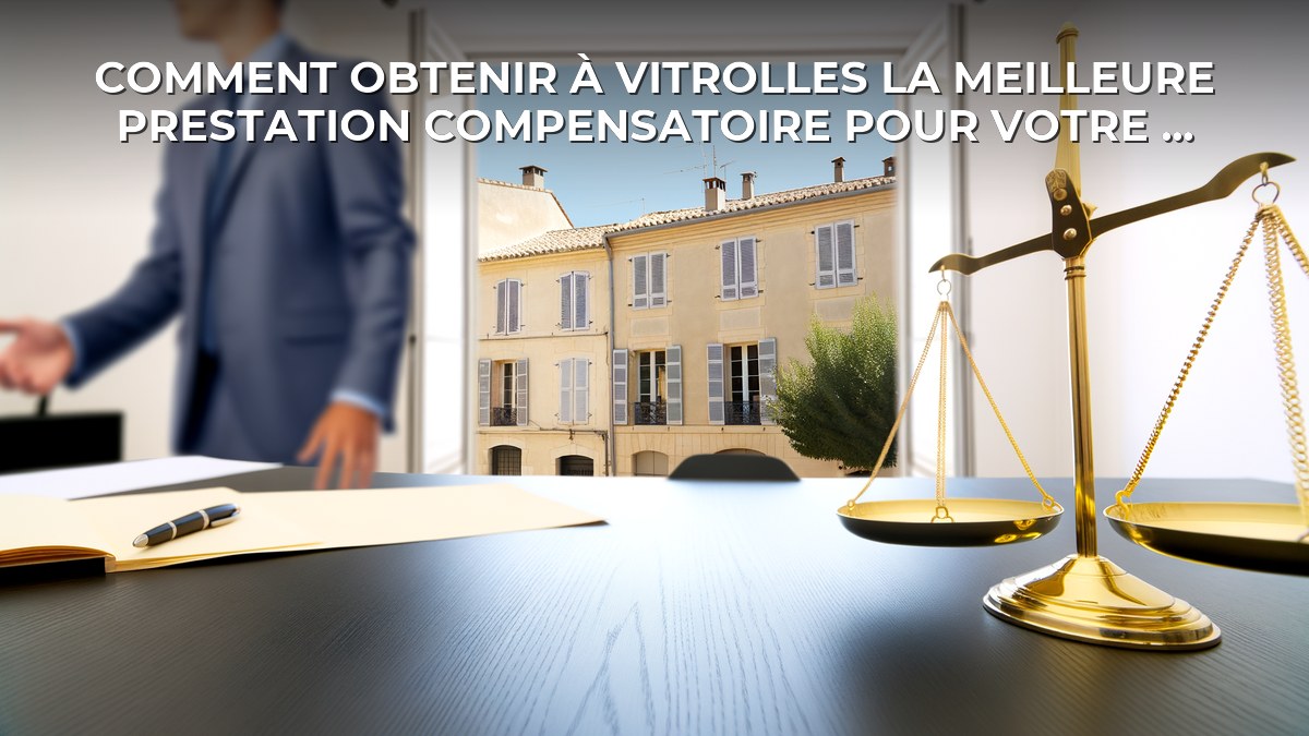Comment obtenir à Vitrolles la meilleure prestation compensatoire pour votre divorce