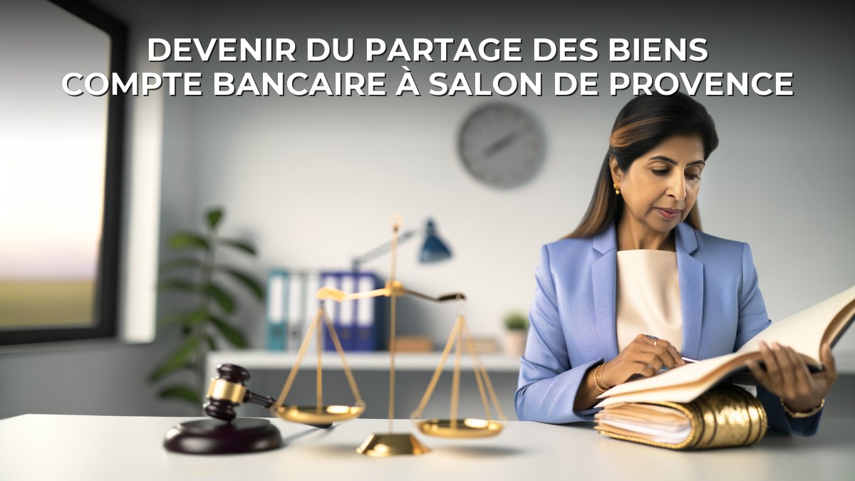 Devenir du partage des biens compte bancaire à Salon de Provence
