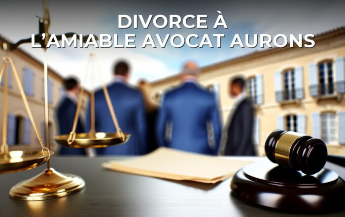 Divorce à l’amiable avocat Aurons