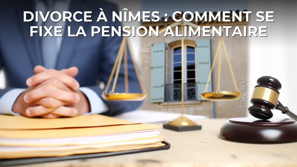 Divorce à Nîmes : comment se fixe la pension alimentaire
