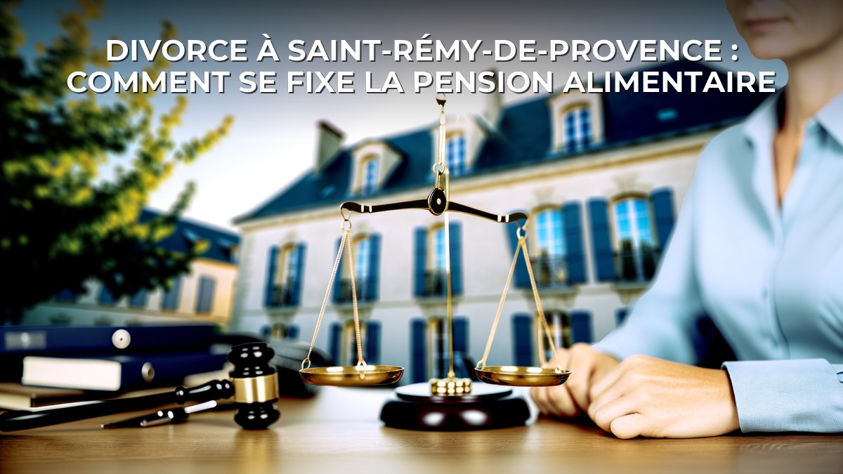 Divorce à Saint-Rémy-de-Provence : comment se fixe la pension alimentaire