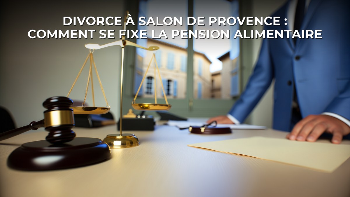 Divorce à Salon de Provence : comment se fixe la pension alimentaire