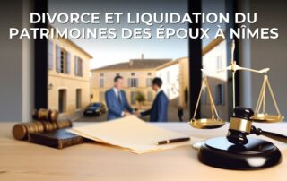 Divorce et liquidation du patrimoines des époux à Nîmes