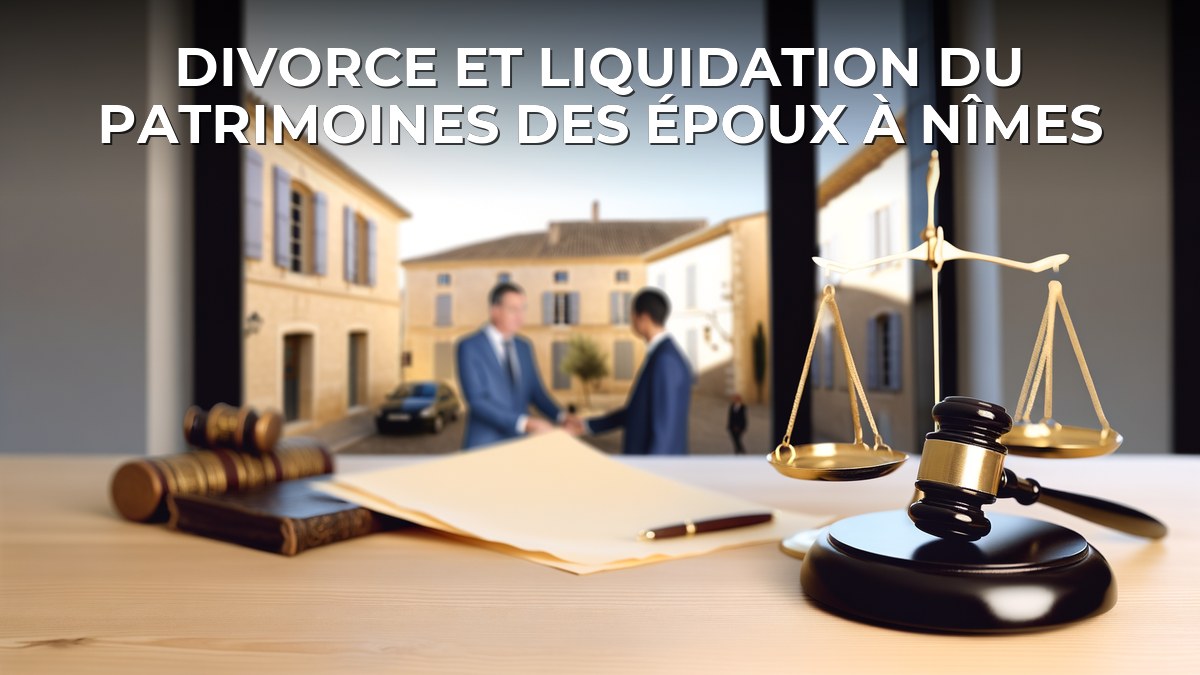 Divorce et liquidation du patrimoines des époux à Nîmes