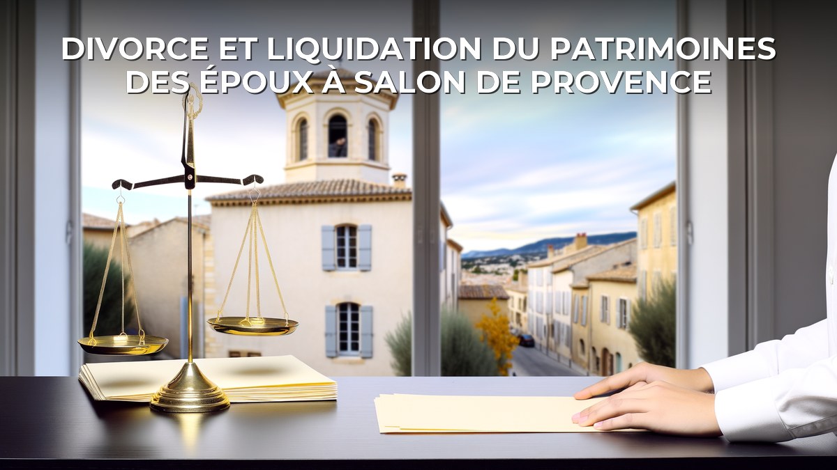 Divorce et liquidation du patrimoines des époux à Salon de Provence