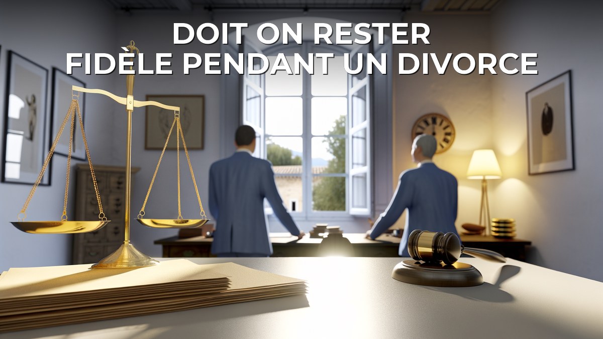 Doit on rester fidèle pendant un divorce