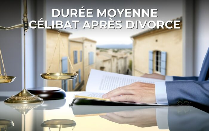 Durée moyenne célibat après divorce