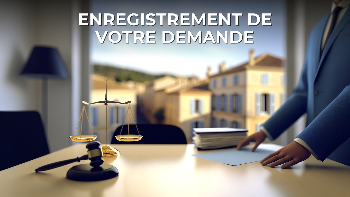 Enregistrement de votre demande