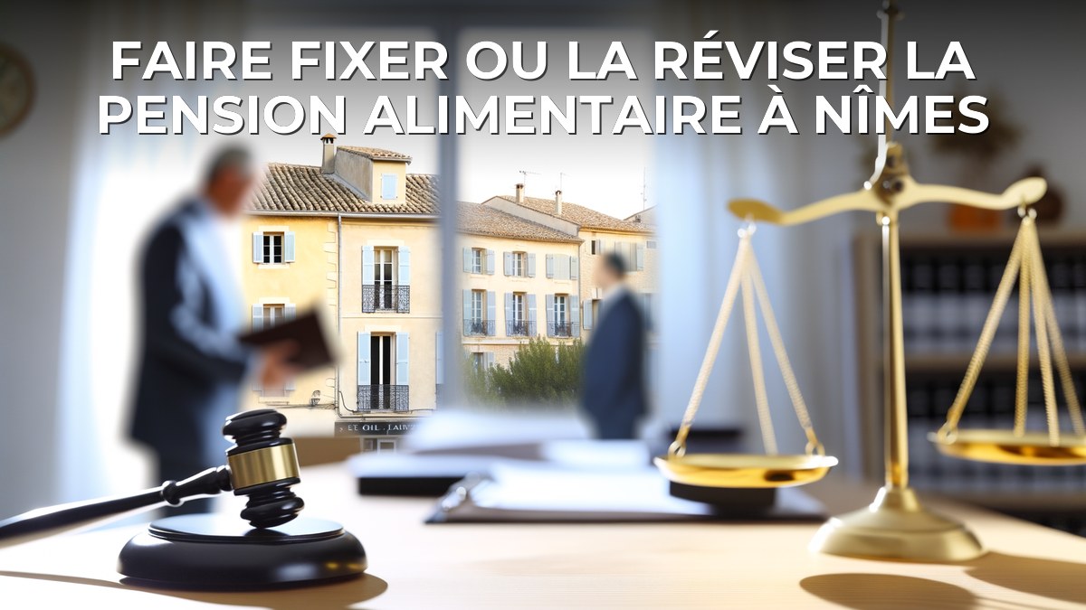 Faire fixer ou la réviser la pension alimentaire à Nîmes