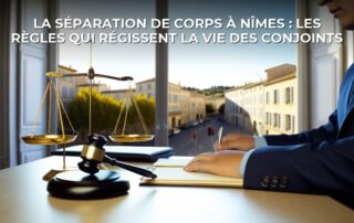 La séparation de corps à Nîmes : les règles qui régissent la vie des conjoints