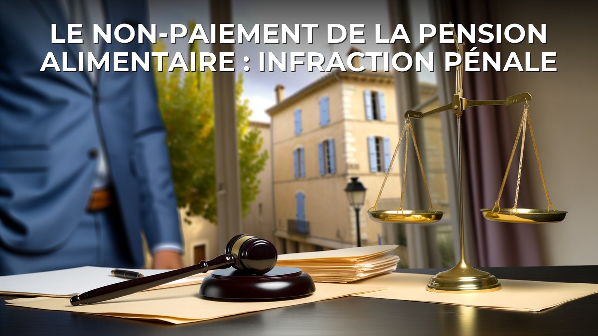 Le non-paiement de la pension alimentaire : infraction pénale