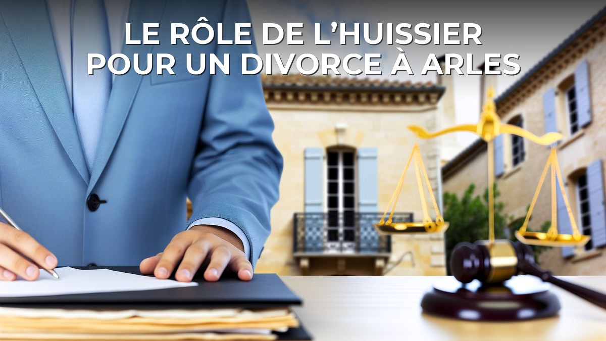 Le rôle de l’huissier pour un divorce à Arles