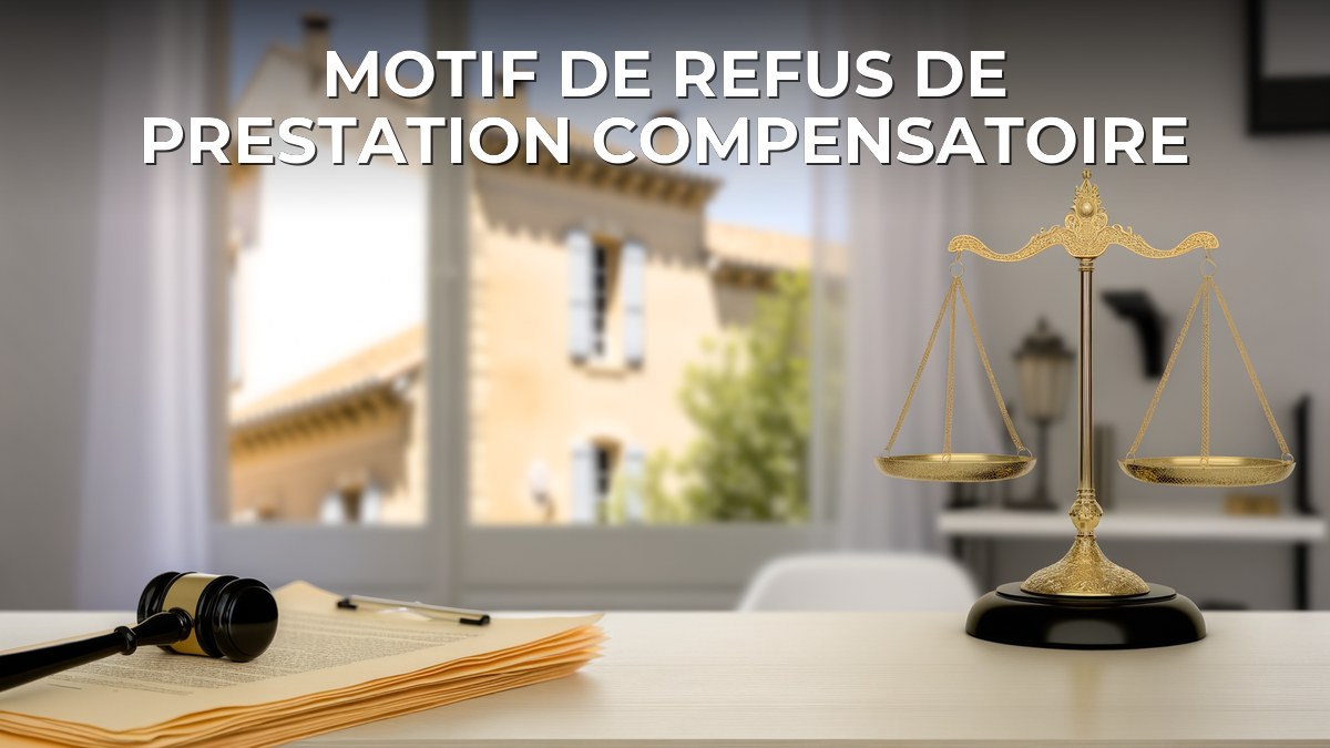 Motif de refus de prestation compensatoire