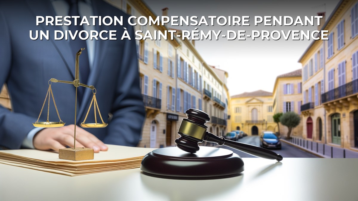 Prestation compensatoire pendant un divorce à Saint-Rémy-de-Provence