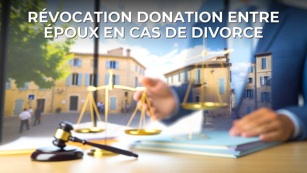 Révocation donation entre époux en cas de divorce