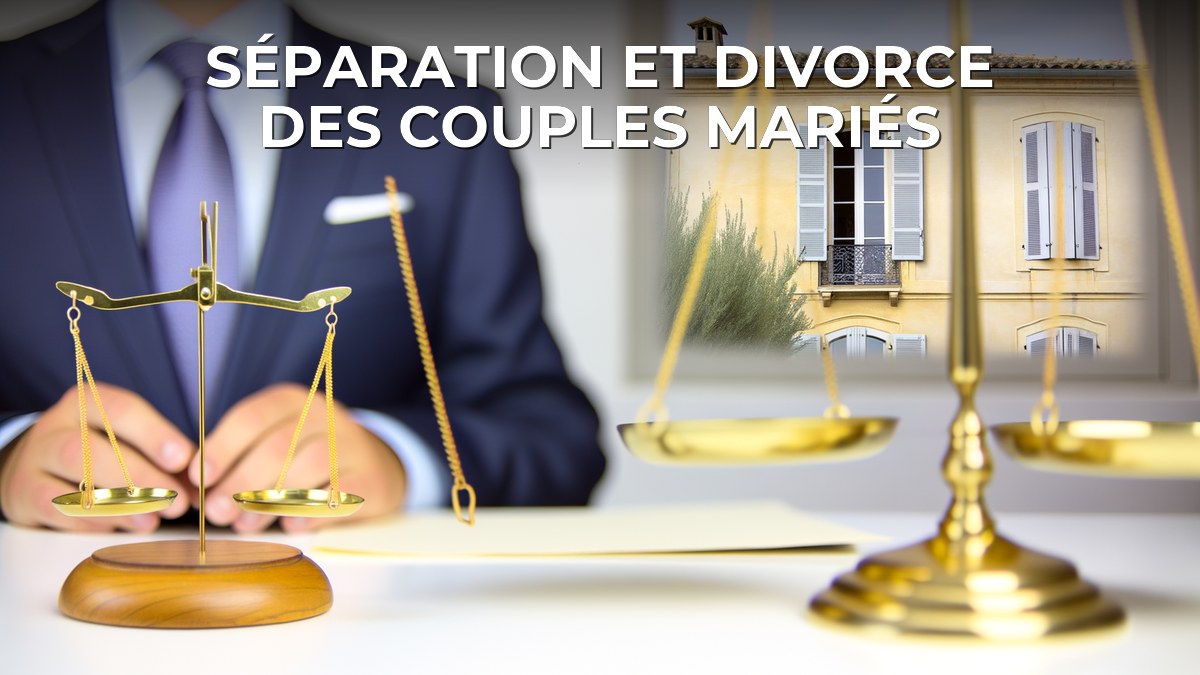 Séparation et divorce des couples mariés