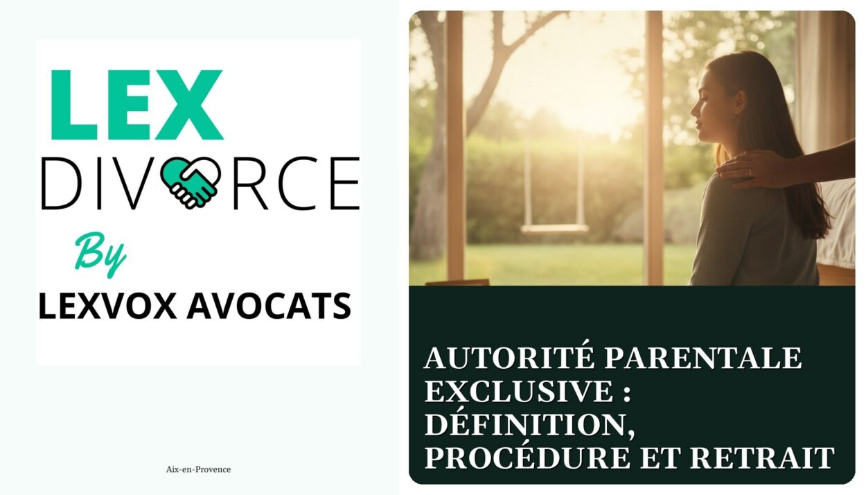 Autorité parentale exclusive : définition, procédure et retrait — cabinet LEXVOX Avocats, Aix-en-Provence
