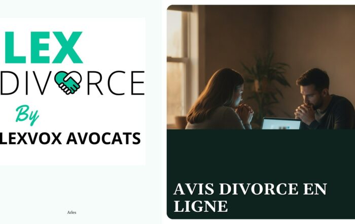 Avis divorce en ligne — cabinet LEXVOX Avocats, Arles