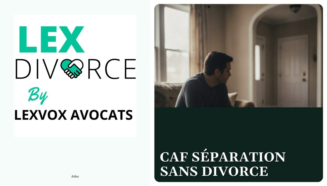 CAF séparation sans divorce — cabinet LEXVOX Avocats, Arles