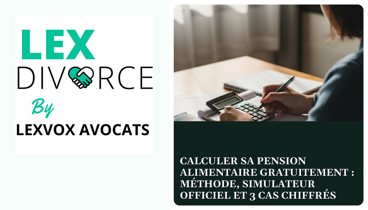 Calculer sa pension alimentaire gratuitement : méthode, simulateur officiel et 3 cas chiffrés