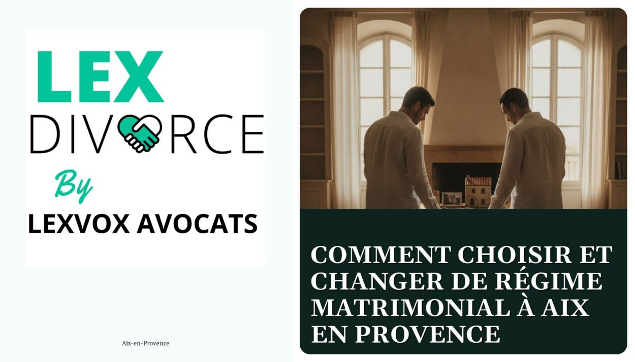 Comment choisir et changer de régime matrimonial à Aix en Provence — cabinet LEXVOX Avocats, Aix-en-Provence