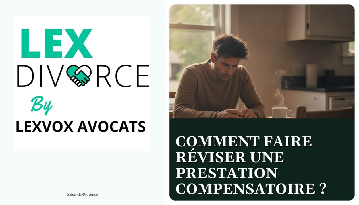 Comment faire réviser une prestation compensatoire ? — cabinet LEXVOX Avocats, Salon-de-Provence