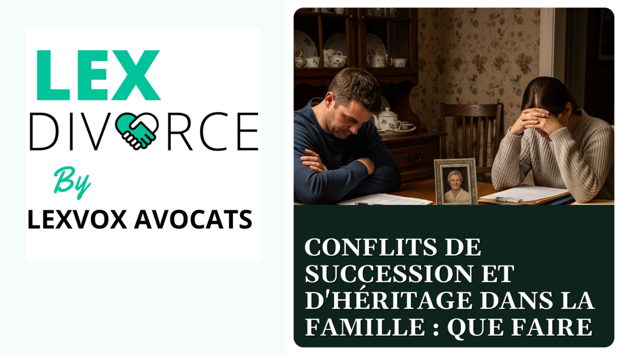 Conflits de succession et d'héritage dans la famille : que faire