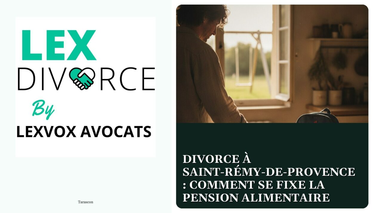 Divorce à Saint-Rémy-de-Provence : comment se fixe la pension alimentaire — cabinet LEXVOX Avocats, Tarascon