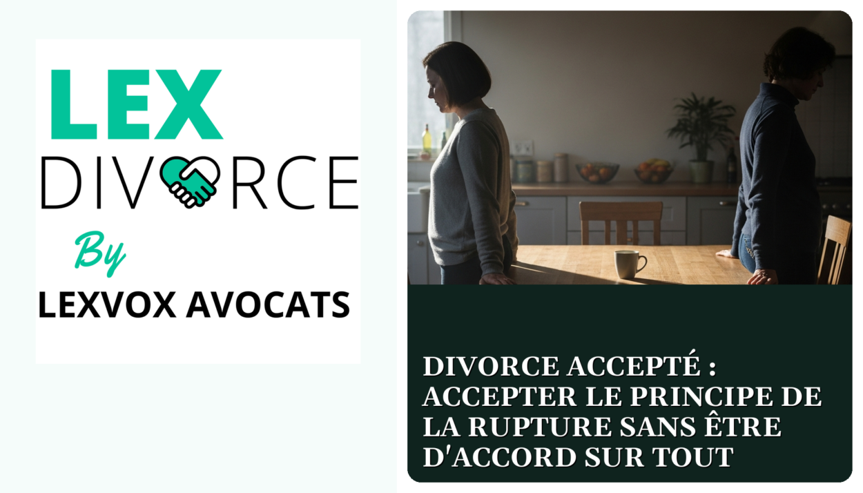 Divorce accepté : accepter le principe de la rupture sans être d'accord sur tout