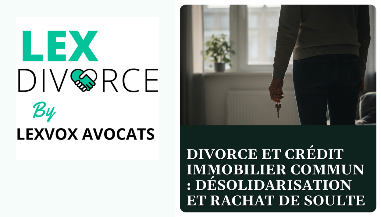 Divorce et crédit immobilier commun : désolidarisation et rachat de soulte