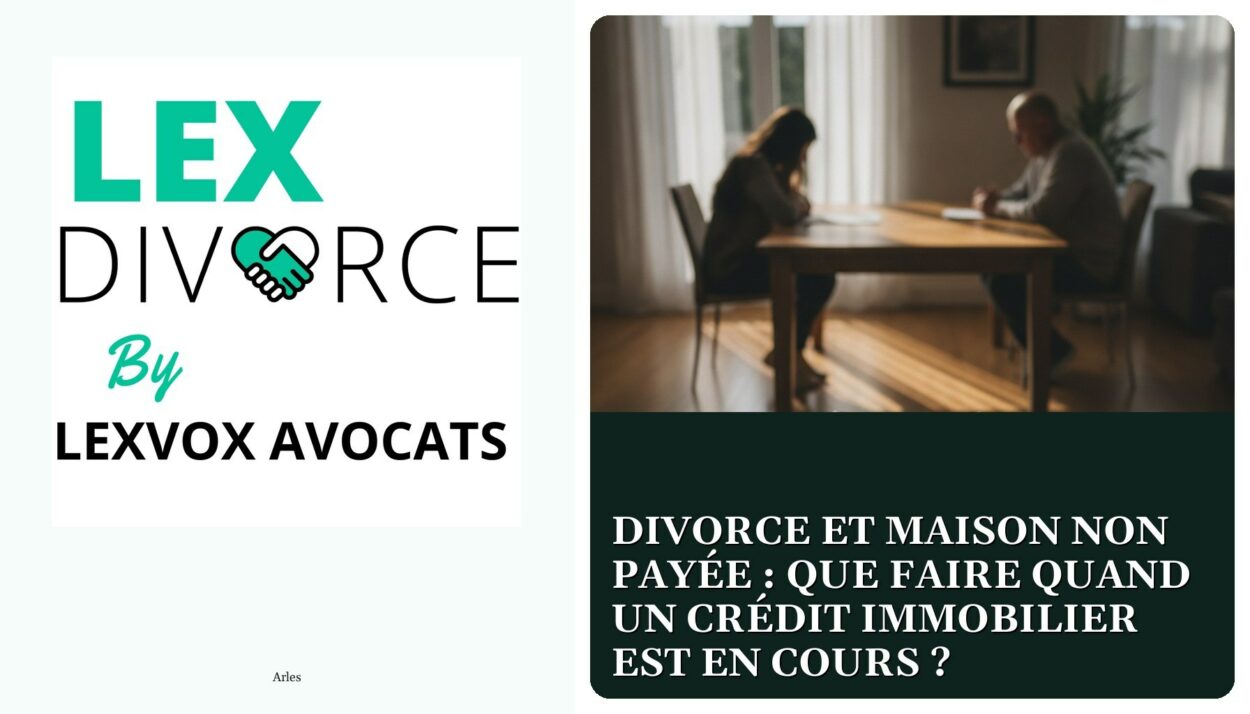 Divorce et maison non payée : que faire quand un crédit immobilier est en cours ? — cabinet LEXVOX Avocats, Arles