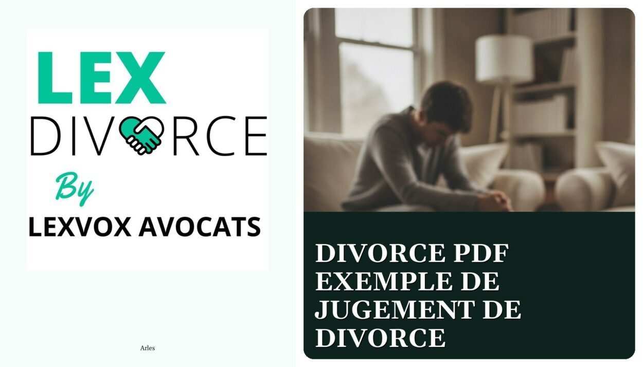 Divorce pdf exemple de jugement de divorce — cabinet LEXVOX Avocats, Arles
