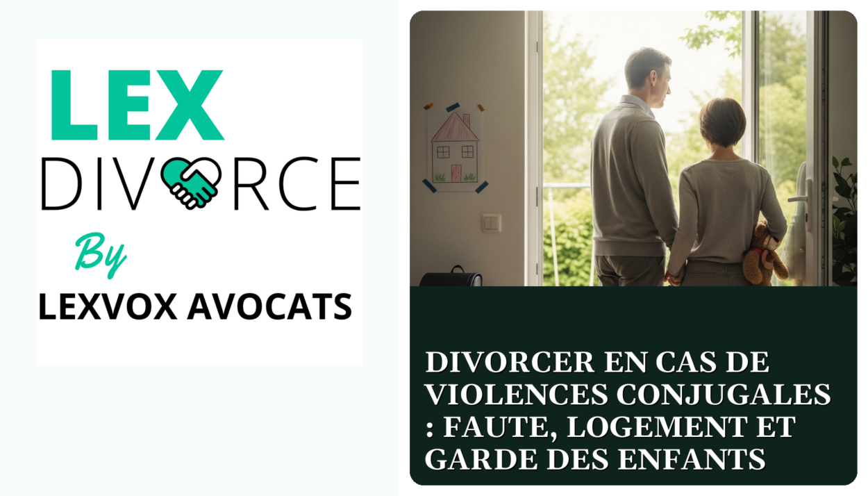Divorcer en cas de violences conjugales : faute, logement et garde des enfants