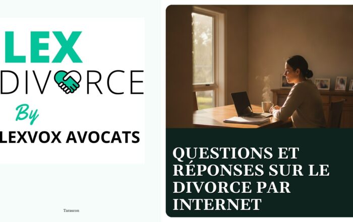 Questions et réponses sur le divorce par internet — cabinet LEXVOX Avocats, Tarascon