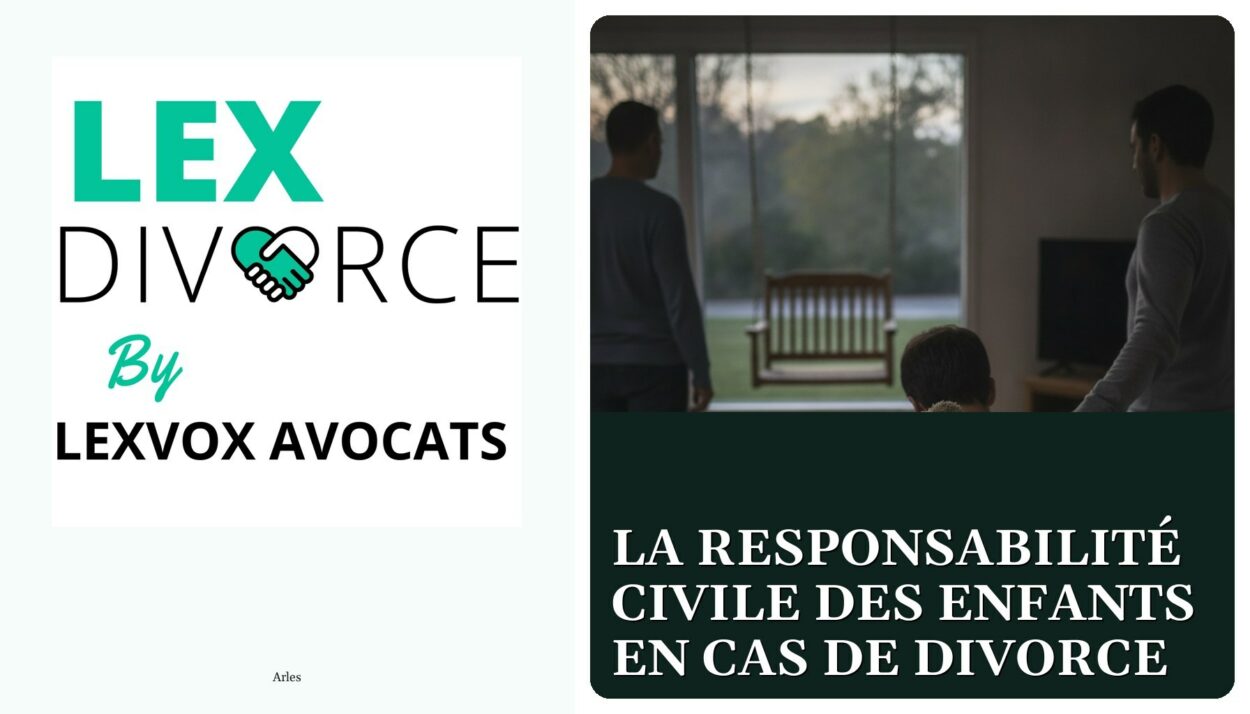 La responsabilité civile des enfants en cas de divorce — cabinet LEXVOX Avocats, Arles