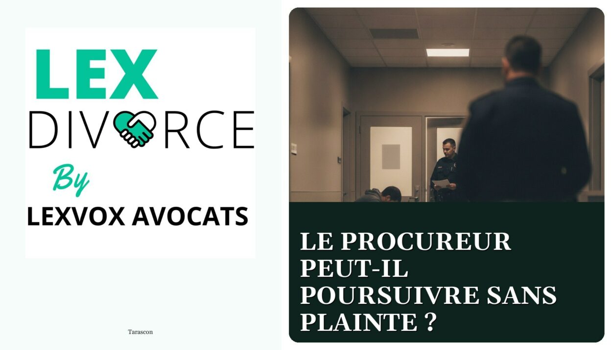 Le procureur peut-il poursuivre sans plainte ? — cabinet LEXVOX Avocats, Tarascon