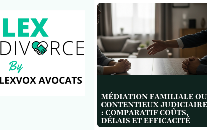 Médiation familiale ou contentieux judiciaire : comparatif coûts, délais et efficacité