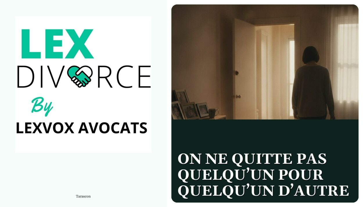 On ne quitte pas quelqu’un pour quelqu’un d’autre — cabinet LEXVOX Avocats, Tarascon