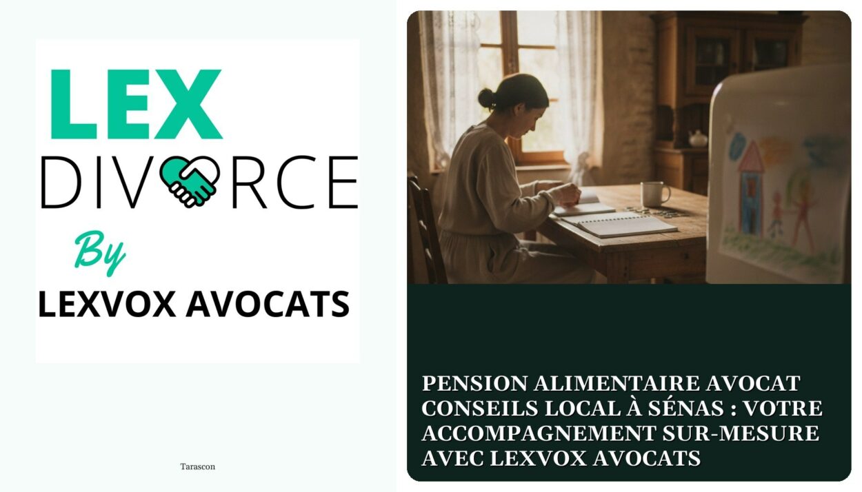 Pension alimentaire avocat conseils local à Sénas : votre accompagnement sur-mesure avec LEXVOX AVOCATS — cabinet LEXVOX Avocats, Tarascon