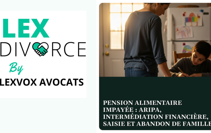 Pension alimentaire impayée : ARIPA, intermédiation financière, saisie et abandon de famille