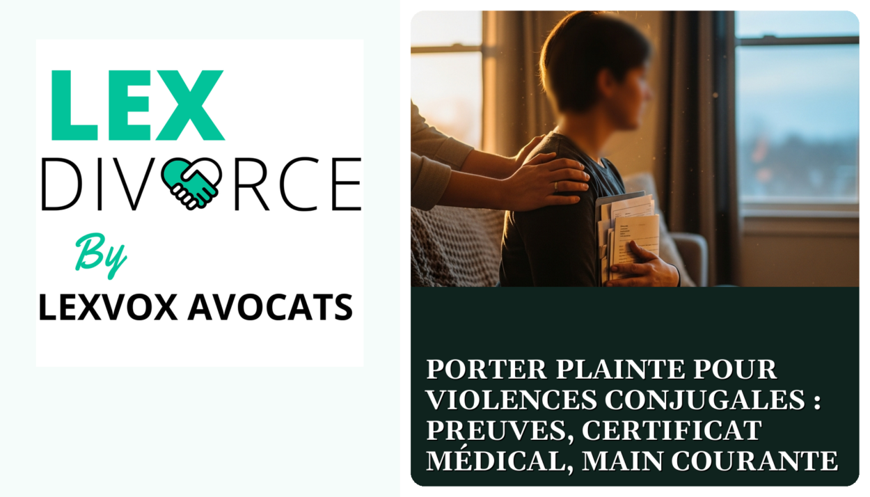 Porter plainte pour violences conjugales : preuves, certificat médical, main courante