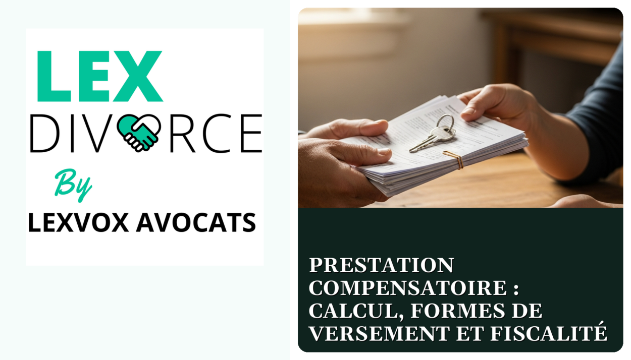 Prestation compensatoire : calcul, formes de versement et fiscalité