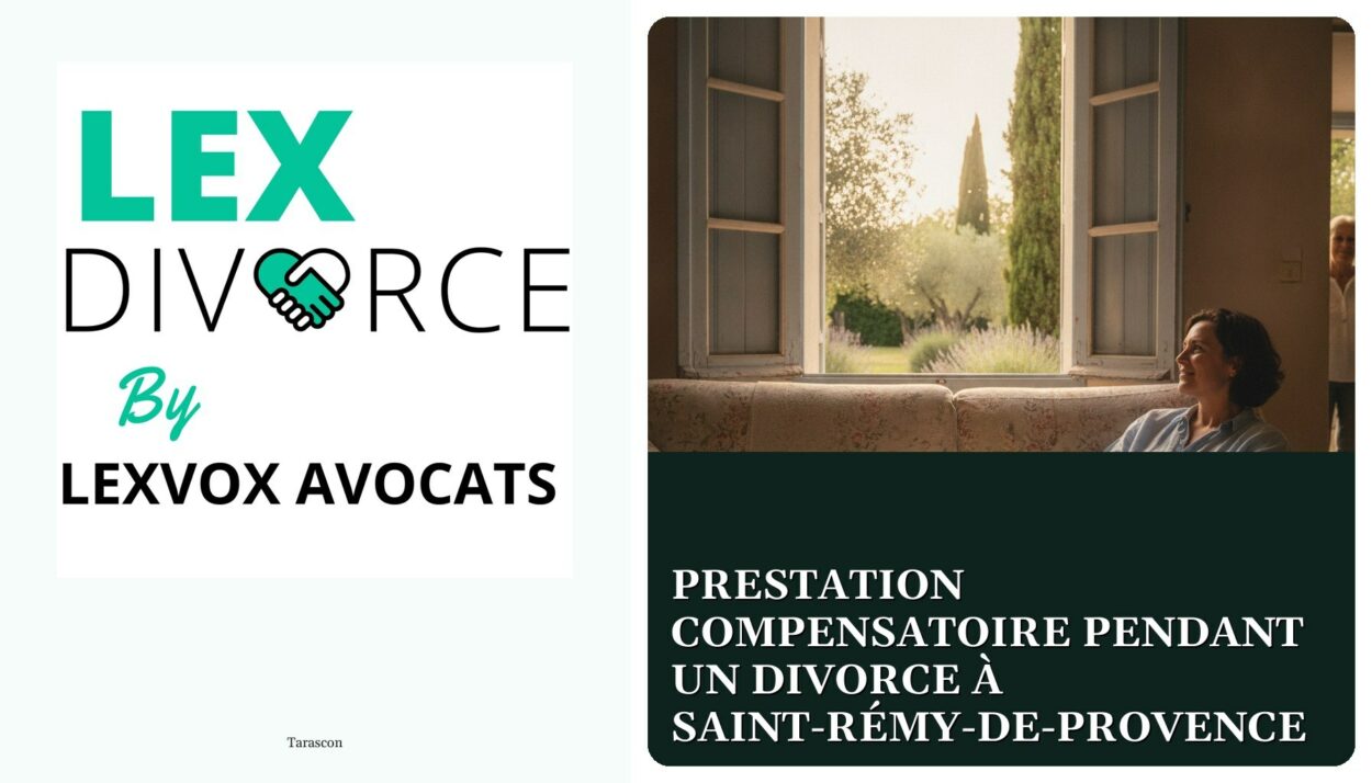 Prestation compensatoire pendant un divorce à Saint-Rémy-de-Provence — cabinet LEXVOX Avocats, Tarascon