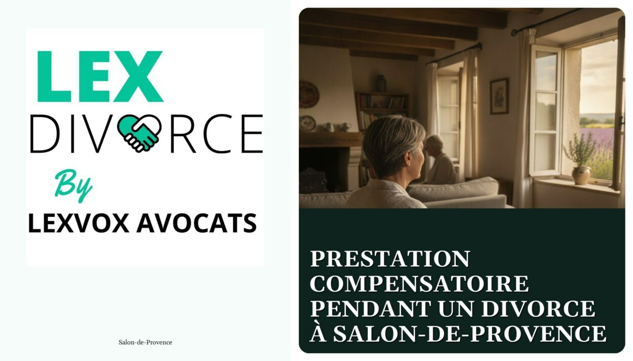 Prestation compensatoire pendant un divorce à Salon-de-Provence — cabinet LEXVOX Avocats, Salon-de-Provence