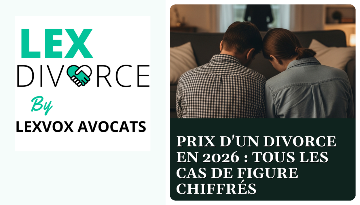 Prix d'un divorce en 2026 : tous les cas de figure chiffrés