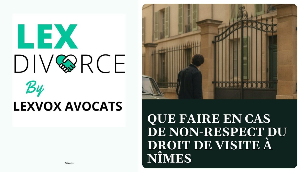 Que faire en cas de non-respect du droit de visite à Nîmes — cabinet LEXVOX Avocats, Nîmes